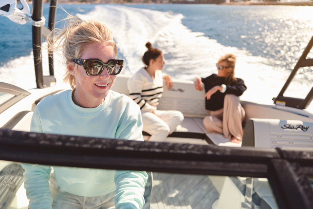 bateau Sea Ray SPX sortie en mer